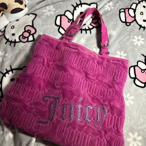 🩷Juicy Couture vintage Pink/purple Tote Bag💜
